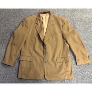 VTG Christian Aujard Men’s 46R Beige Cashmere Blend Sportcoat Paris Classic